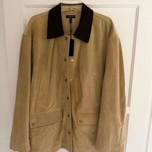 100% Calf Suede rag & bone Jacket XL